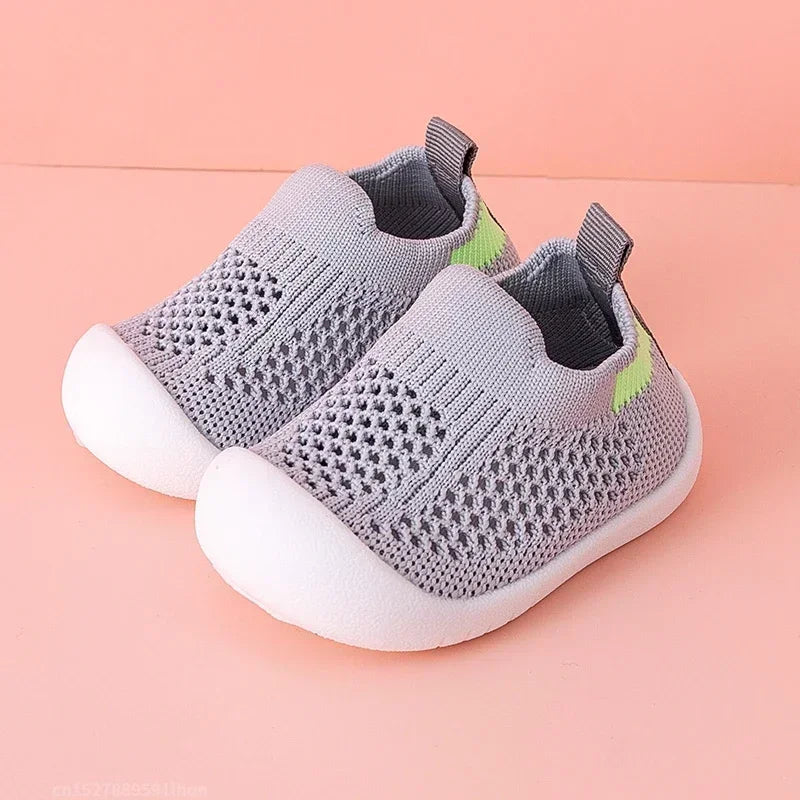 Atmungsaktive Strick-Mesh Wanderschuhe für Kleinkinder 1-3 Jahre Unisex