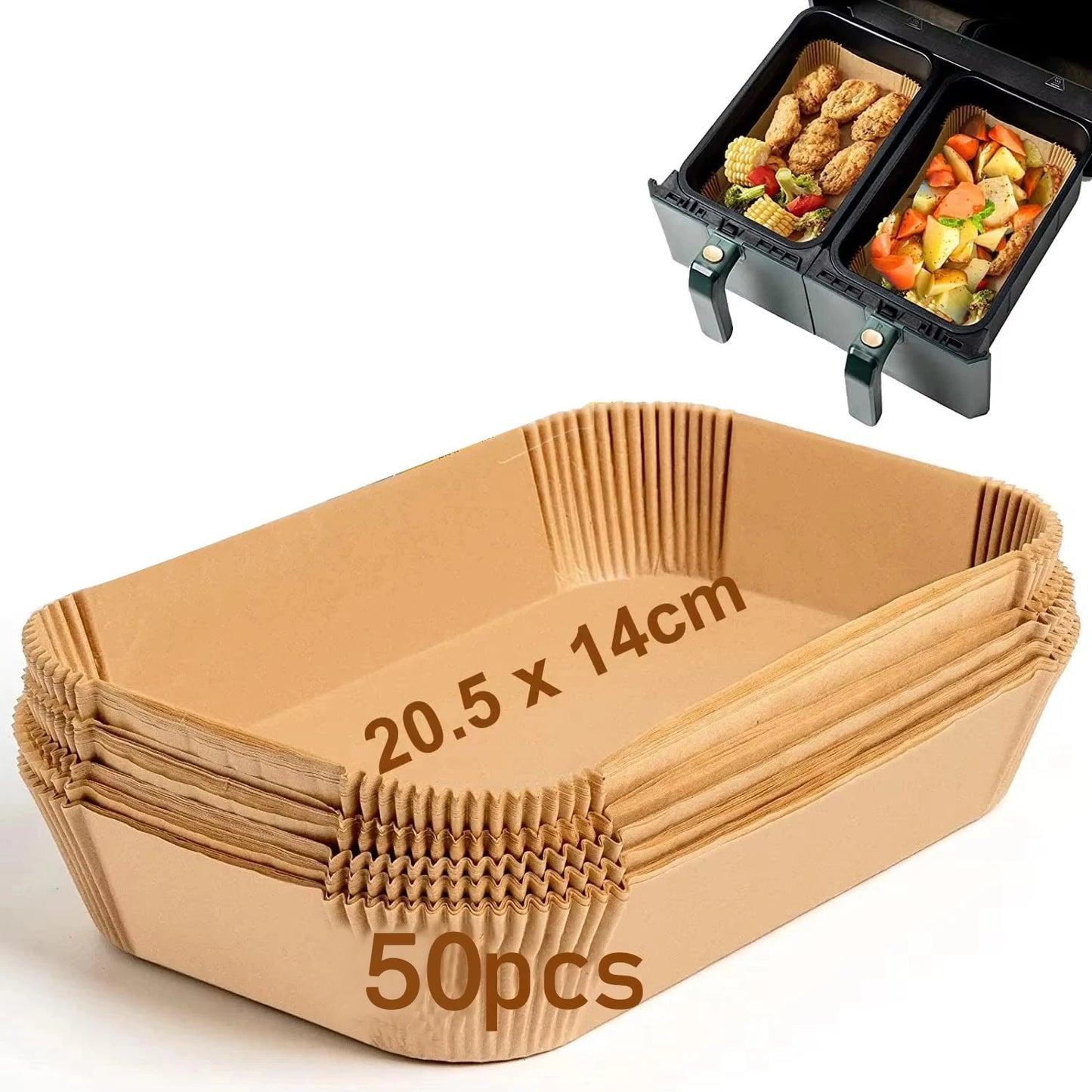 Luftfritteusen-Zubehörset mit Silikonform für Backen und Garen