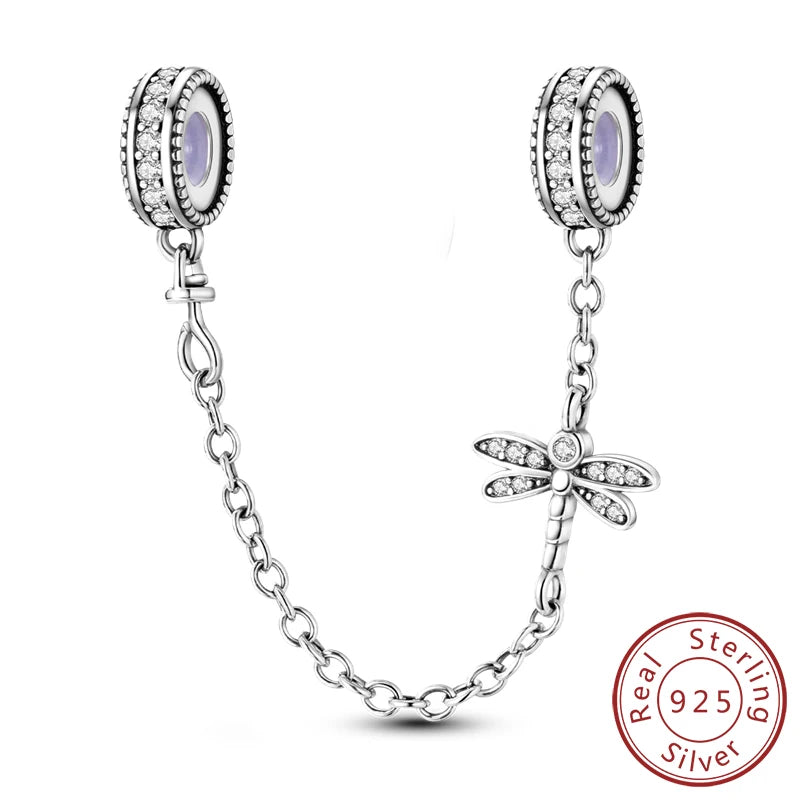 Funkelnder Schmetterlings-Charm aus 925 Sterlingsilber mit Zirkon – Elegant - Leicht