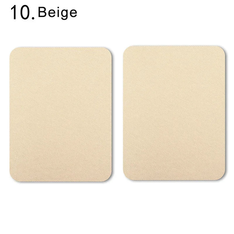 4er Set farbige Bügel-Patches aus Baumwolle zur Kleidungsreparatur 12,5x9,5cm