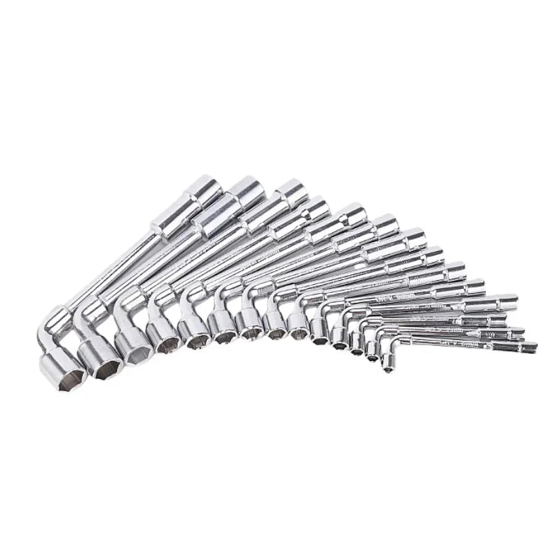 Robuster L-förmiger Hexagon Steckschlüssel 6-15mm – Kraftsparend - präzise