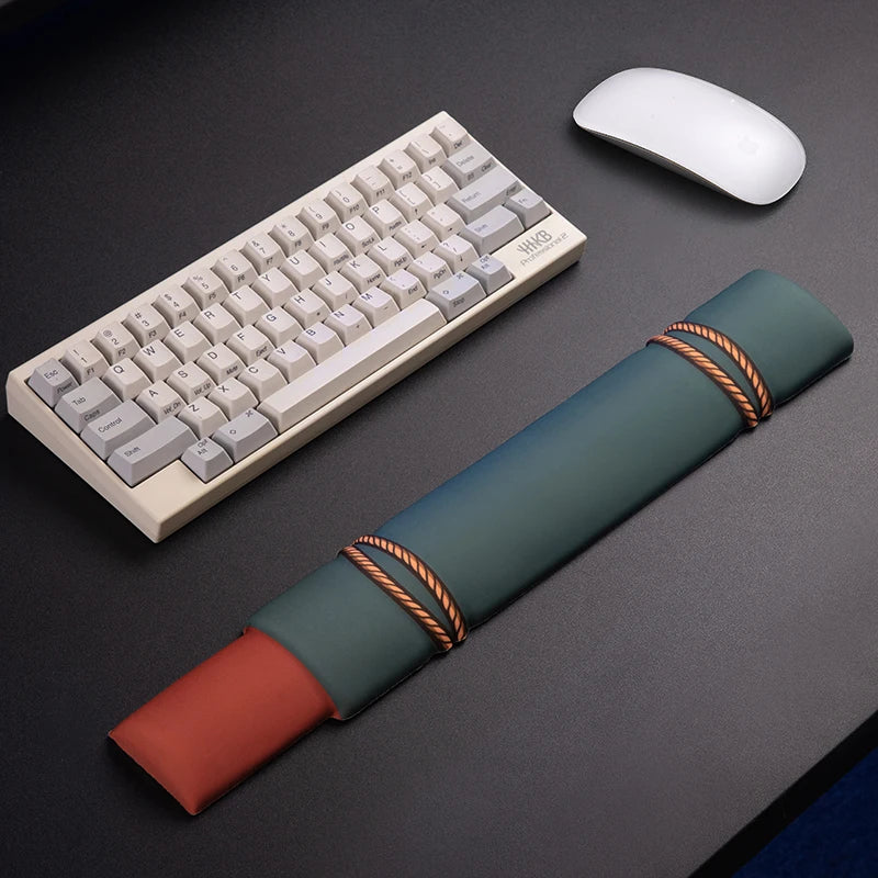 Ergonomisches Mauspad - Tastatur Handgelenkauflage Memory Schaum für Büro - Laptop