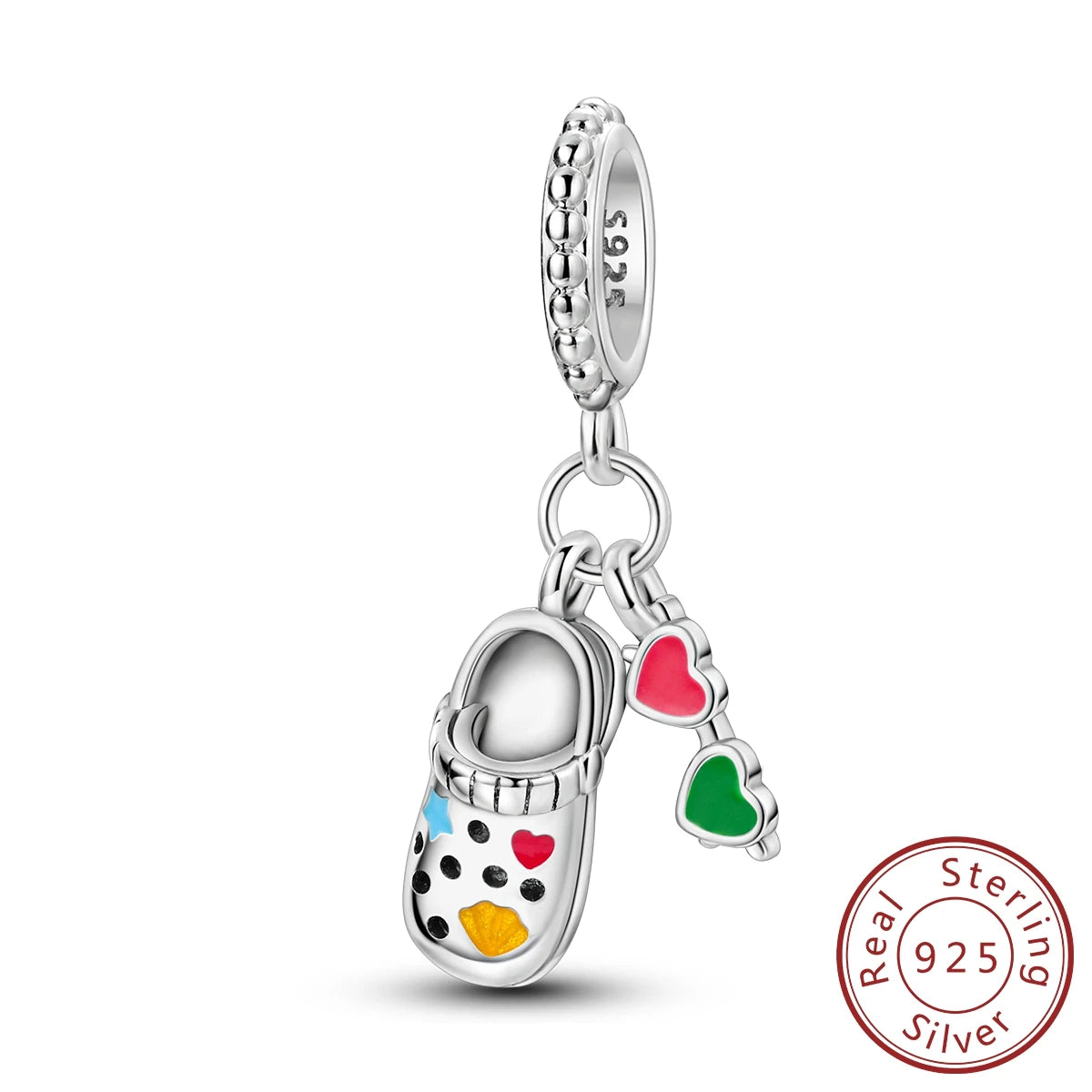 925er Sterlingsilber Charms mit Zirkon – Familie, Hund - Sternenhimmel Set