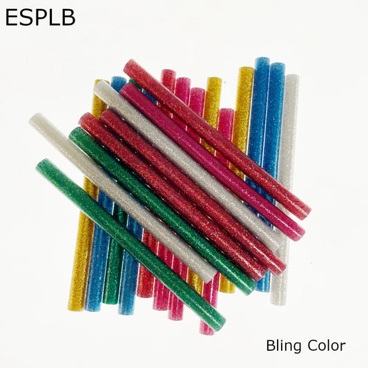 20 Teile Set 7mm x 100mm bunte Schmelzklebesticks für Heißklebepistole