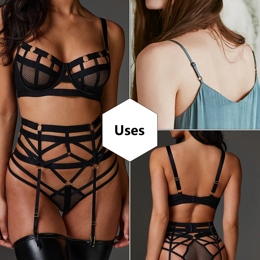 Vielseitige Metall Ringe und Schnallen für DIY Unterwäsche und Badeanzüge