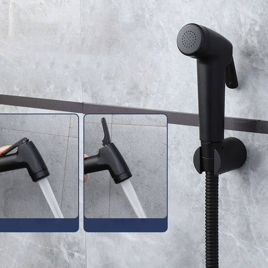 Handbrause Bidet WC Spritzpistole Duschkopf schwarz für Bad WC Einsatz