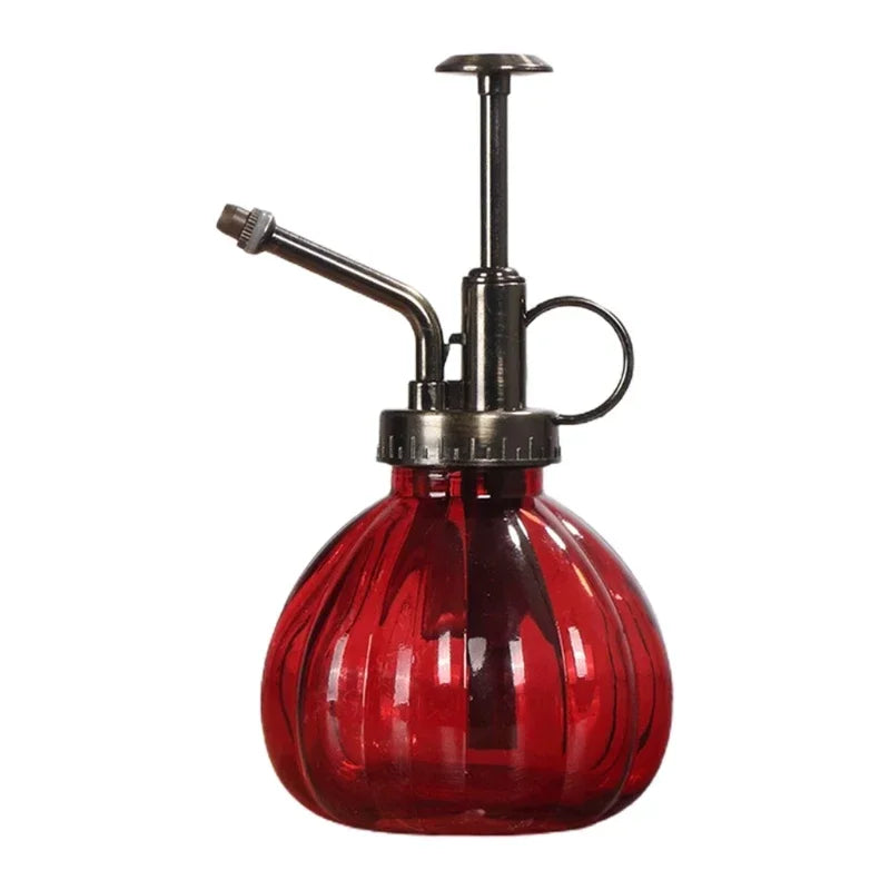 Vintage Glas Gießkanne mit Luftdruck-Spray für Garten und Haushalt