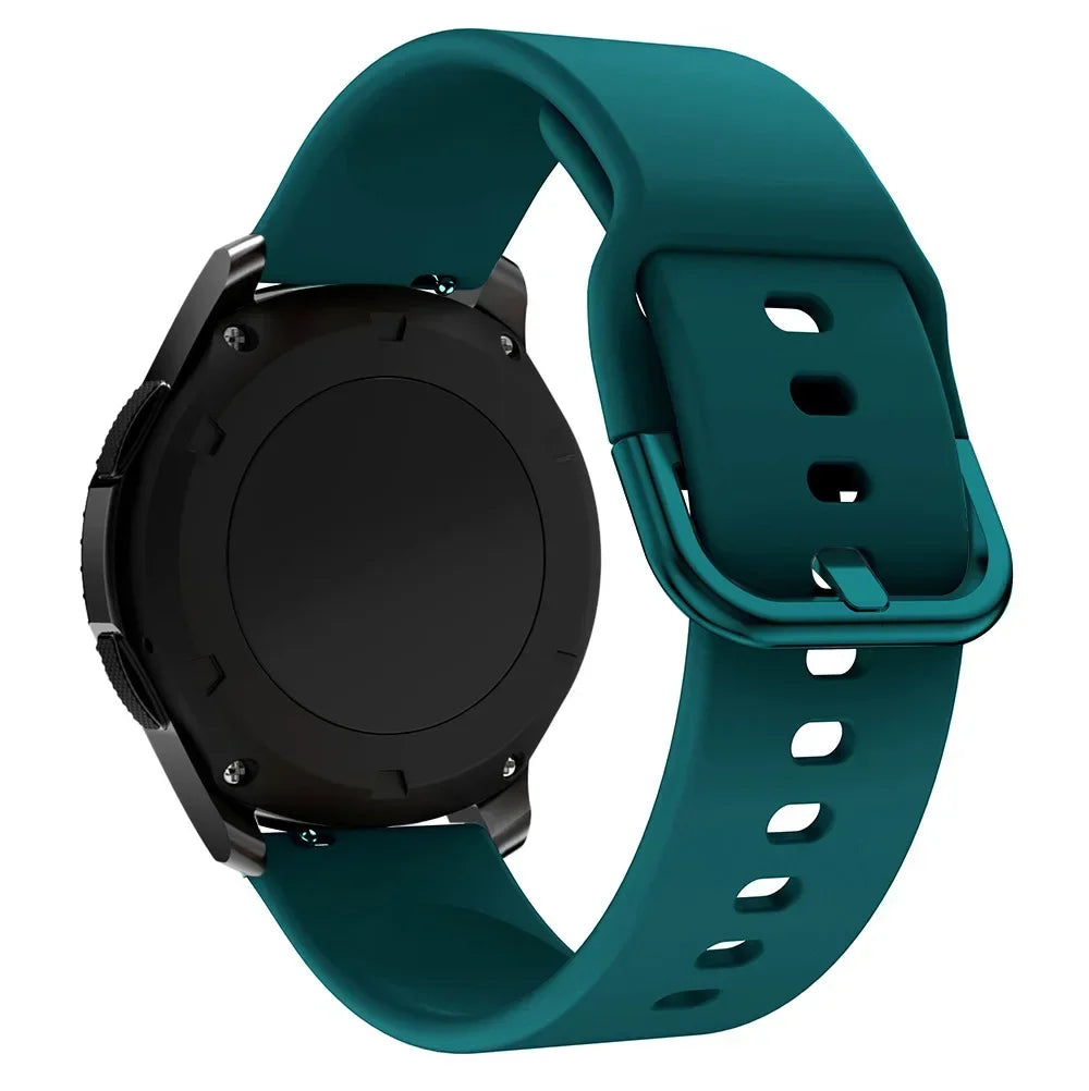 Silikon Uhrenarmband 20/22mm kompatibel mit Smartwatches und Sportuhren