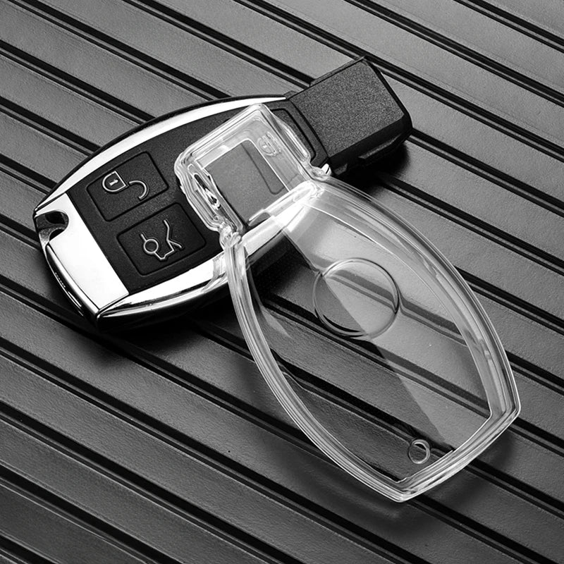 Perfekter Schutz - Stil: TPU Schlüsselhülle für Mercedes A bis AMG Modelle, Weiß