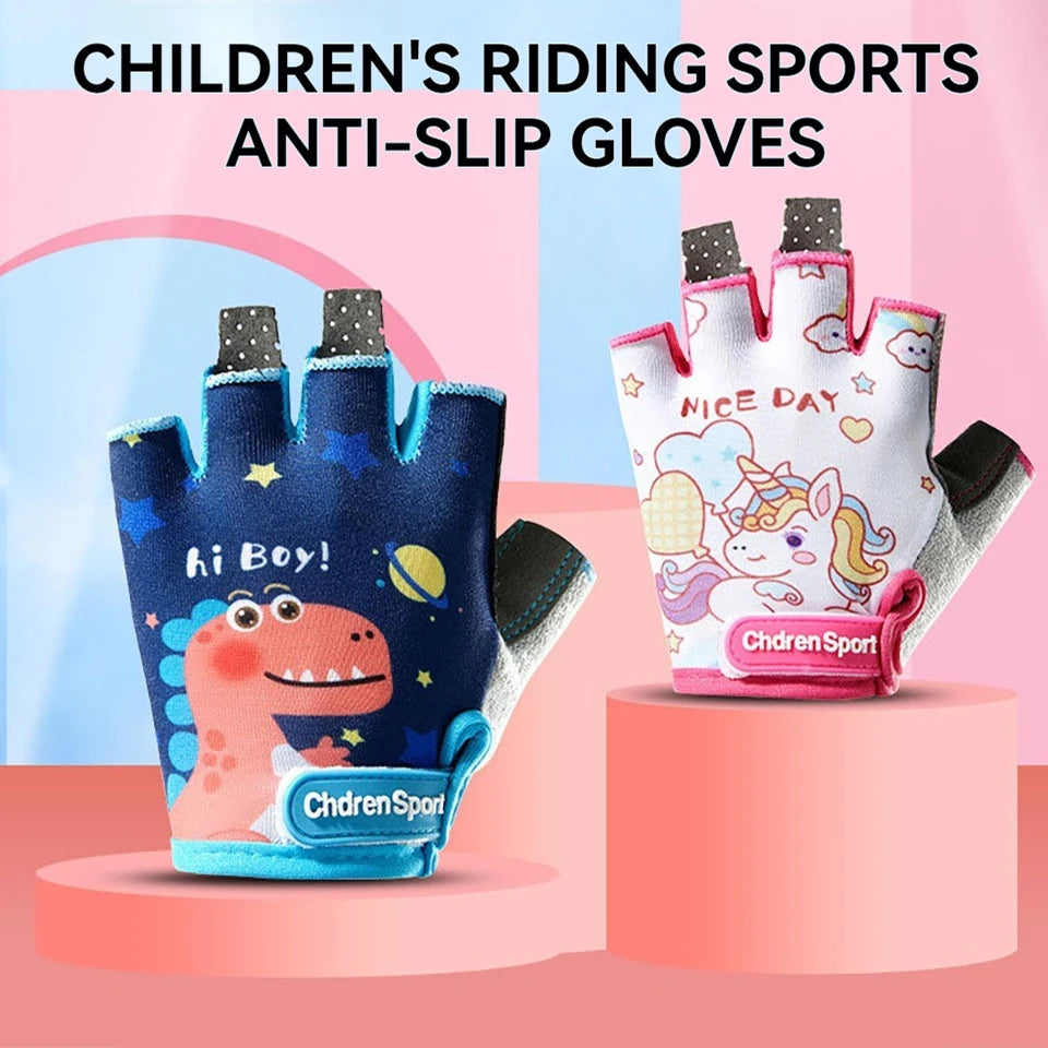 Sicherer Halt - Komfort: Kinderhandschuhe mit rutschfester Polsterung, 3 Designs