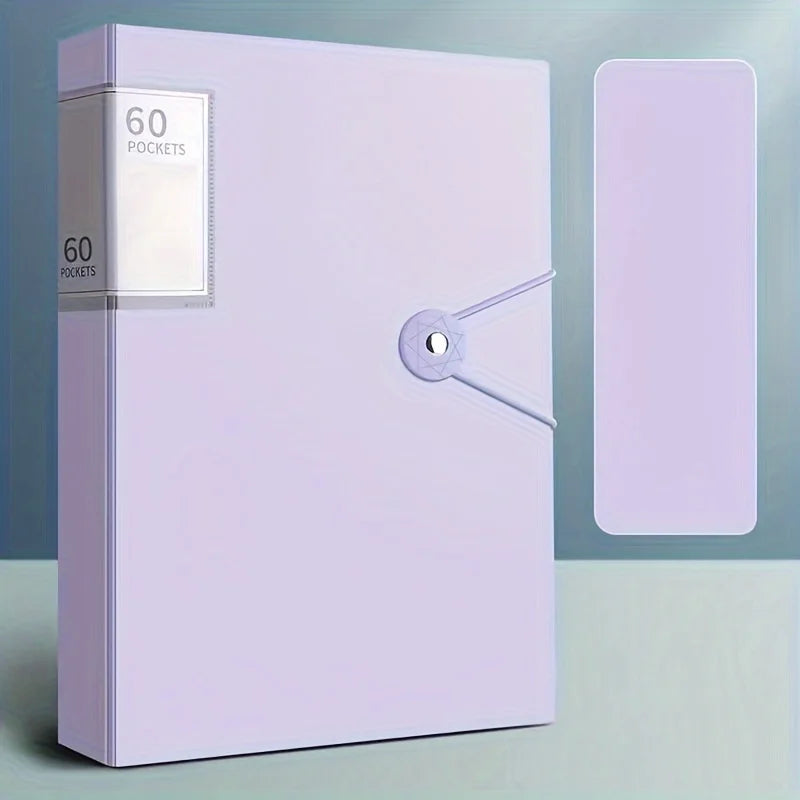 A4 Ordnungsmappe 60 Fächer – PP-Material, wasserdicht für Schule - Büro