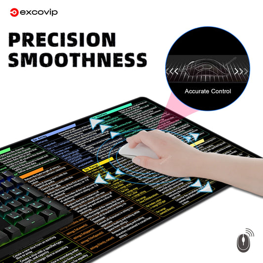 Programmier-Mauspad mit Go Spickzettel rutschfeste Schreibtischunterlage