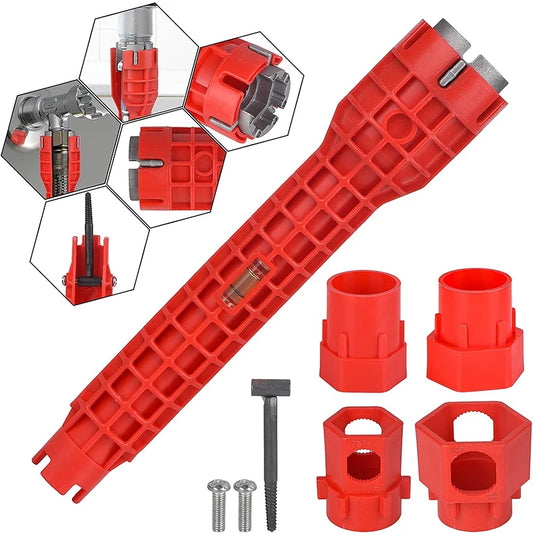 14-in-1 Multifunktionsschlüssel für Sanitär und Installationsarbeiten