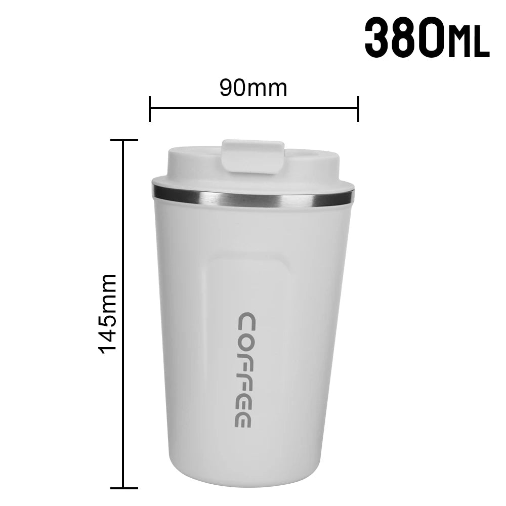 Isolierter Edelstahl Thermobecher 380ml oder 510ml