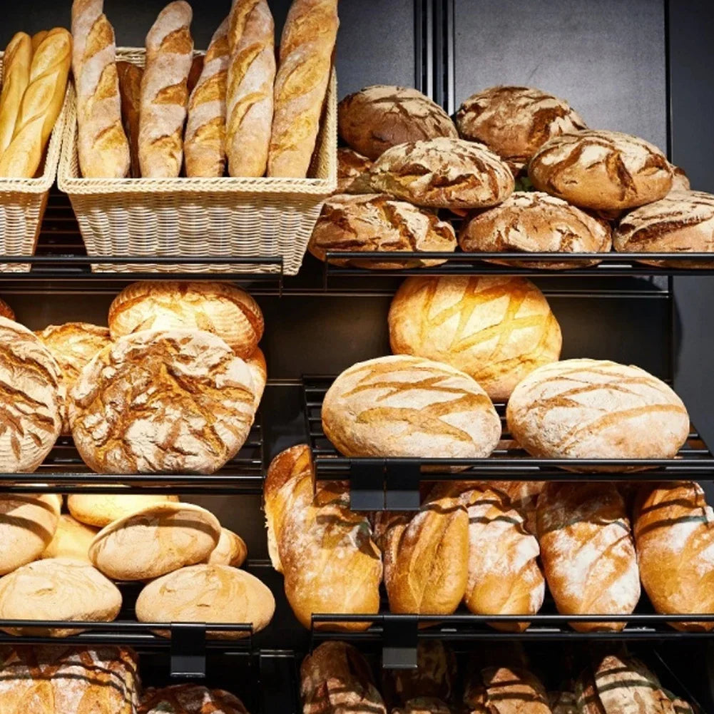 Scharfes Brot Ritzmesser für Teig mit Holzgriff - 5 Edelstahlklingen Set