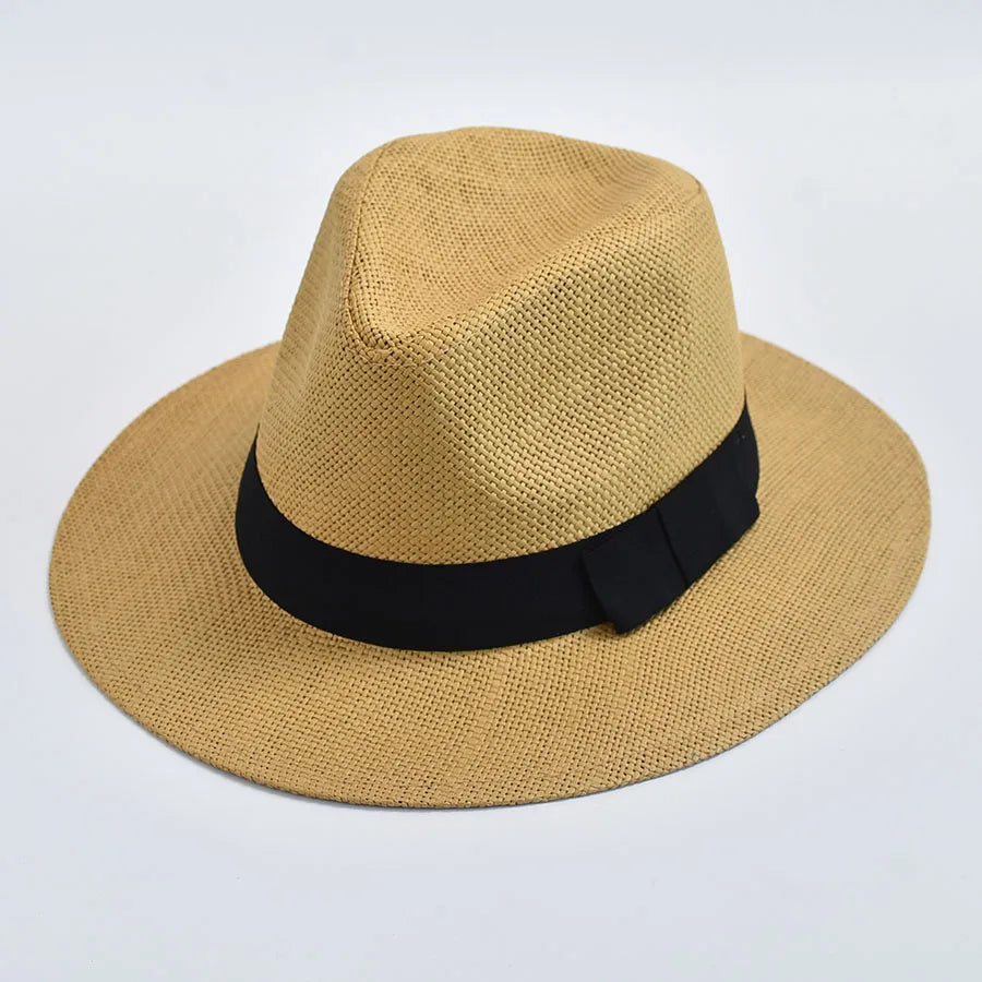 Leicht - Stylisch: Unisex Panama Strohhut mit UV-Schutz für Sommer - Strand