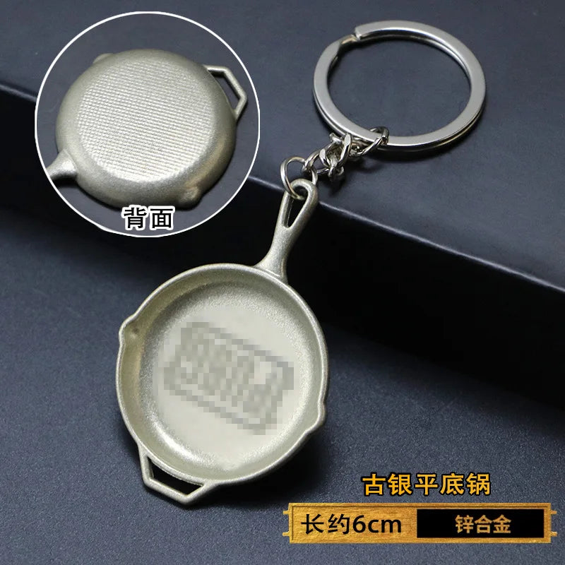 Spielzeugpistole Schlüsselanhänger aus Metall als Geschenk für Männer Jungen