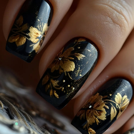 24 Stück Ballett Künstliche Nägel mit Kleber Ombre French Design