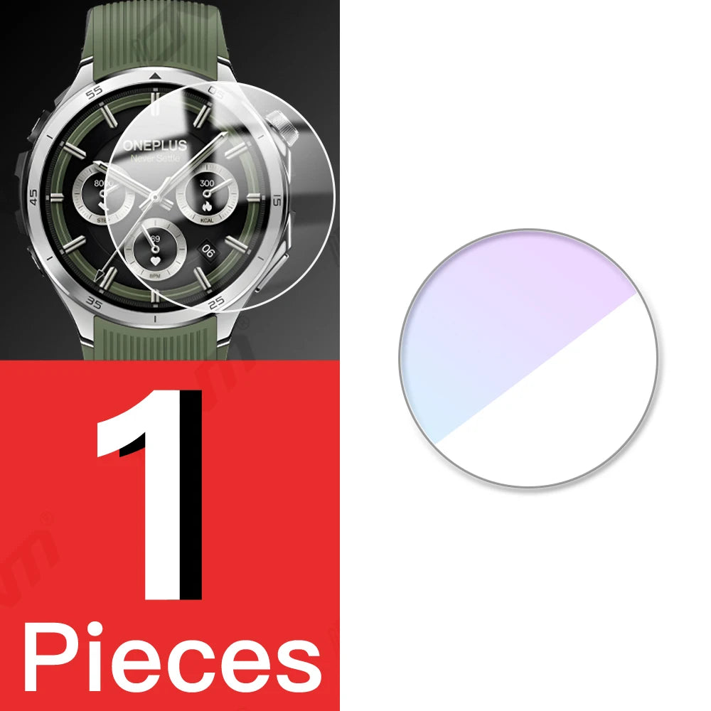 2.5D Displayschutzfolie gehärtetes Glas kratzfest für Smartwatch