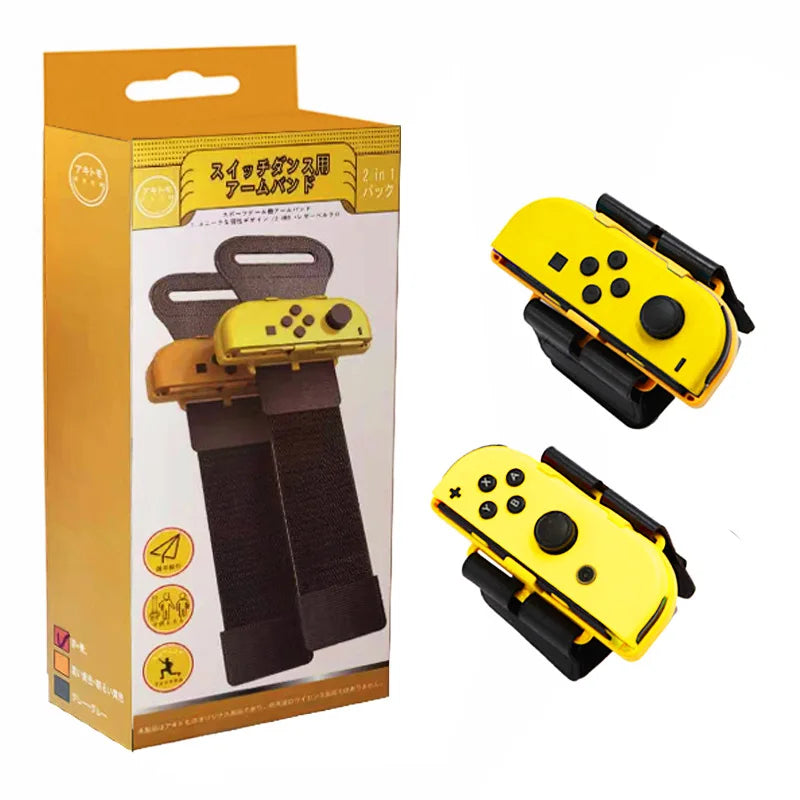 Verstellbares Nylon-Plastik Tanzarmband für Nintendo Switch Joy-Con