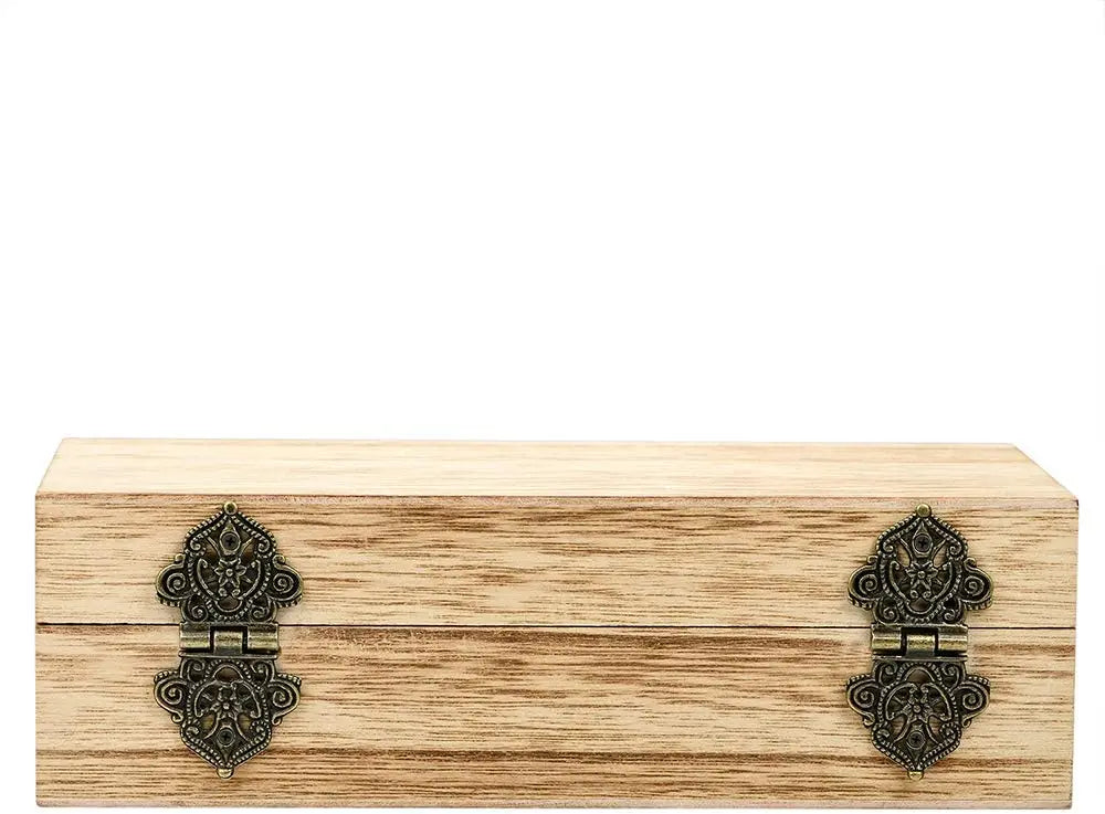 5er Set dekorative Bronze Scharniere für Holzkisten und Schmuckboxen