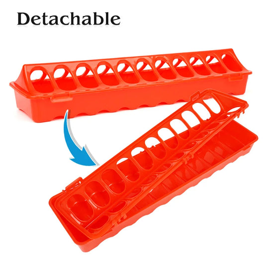 Kunststoff-Flip-Top-Futterspender für Geflügel vielseitig und praktisch