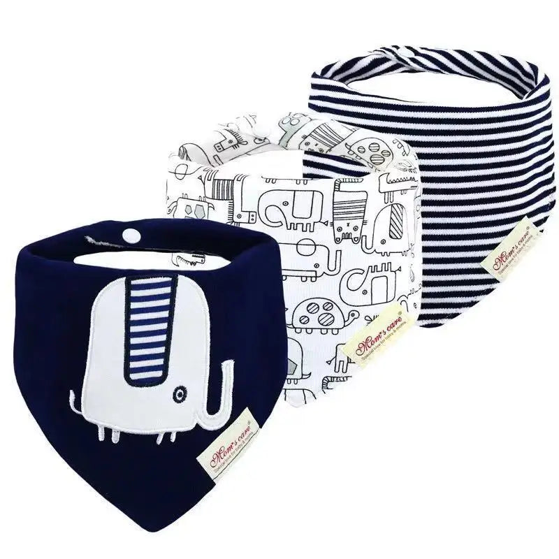 Weiches 3-teiliges Baby-Speicheltuch Set für Jungen - Mädchen – saugfähig, unisex