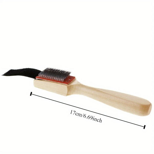 Effektive Holzschuhbuerste mit langem Griff zur schoenensauberen Reinigung