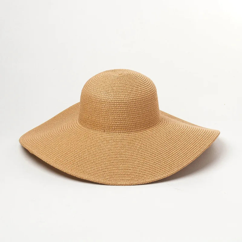 Faltbarer Damen Sonnenhut mit breiter Krempe – leichter UV-Schutz, 5 Farben