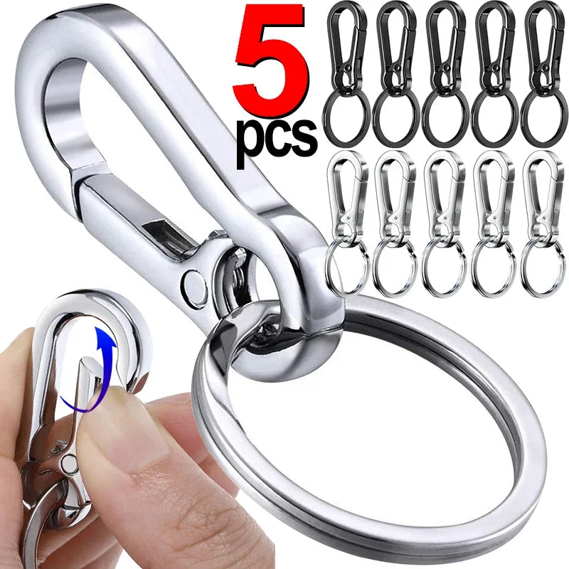 Metall Karabiner Schlüsselanhänger mit Kürbis Form 1-5 Stück Set