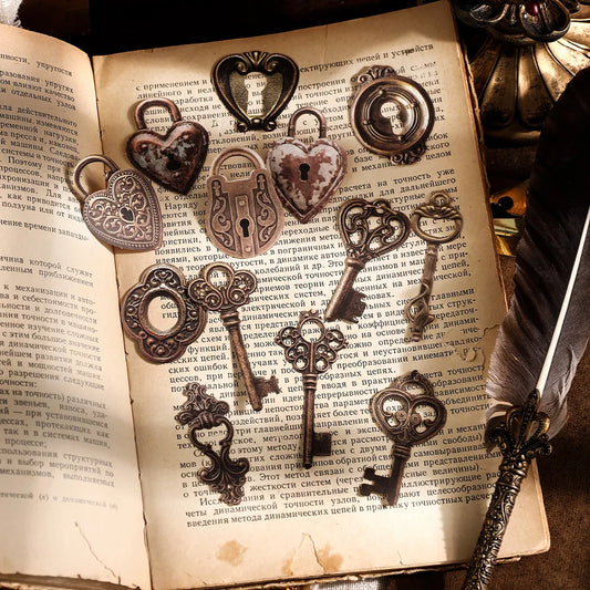 30er Pack Vintage Uhr Aufkleber – Nostalgie für Scrapbooking - DIY-Kunst