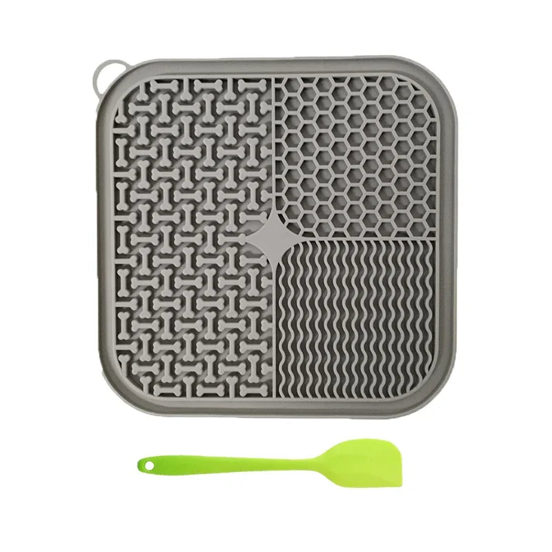 Slow Feeder Lick Matte mit Saugnäpfen zur Beruhigung für Hunde Katzen