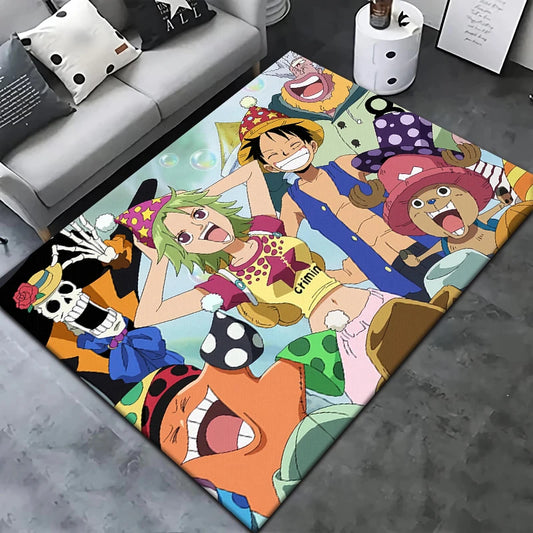 Cartoon bedruckter rechteckiger Teppich aus Polyester