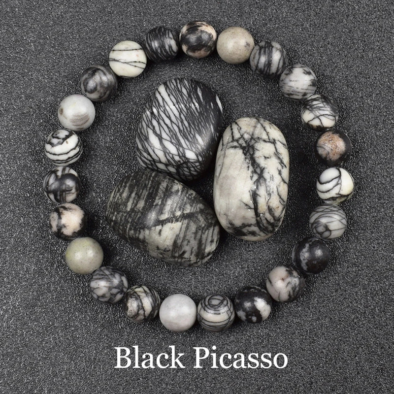Goldener Obsidian Armband Naturstein Perlen Unisex | Energie & Stil