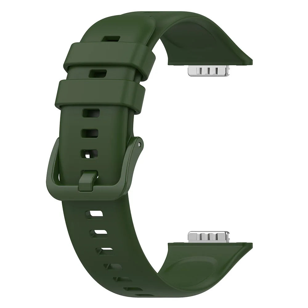 Flexibles Silikonarmband - transparente TPU-Hülle – Ersatz für Huawei Watch Fit 2