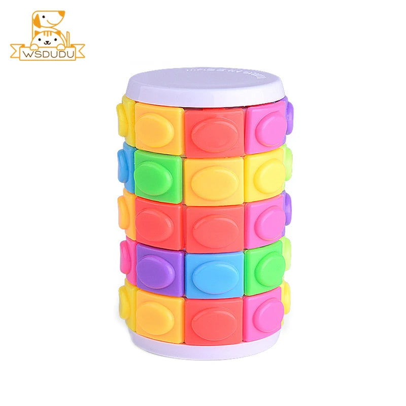Rotierendes Zylinder Puzzle für Logik Training und Entspannung