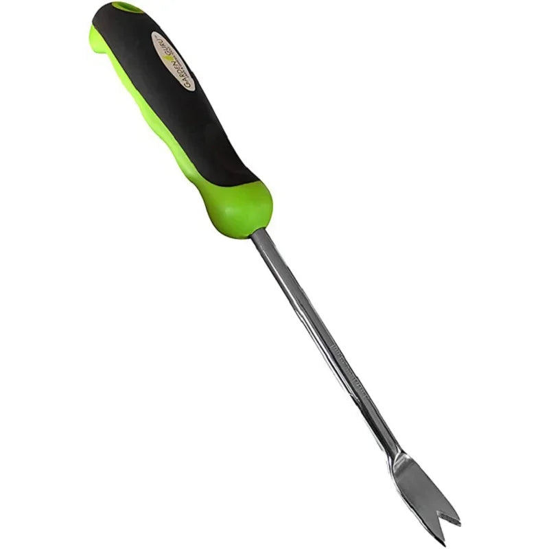 Müheloses Jäten: Robuster Edelstahl Unkraut Puller mit ergonomischem Gummigriff