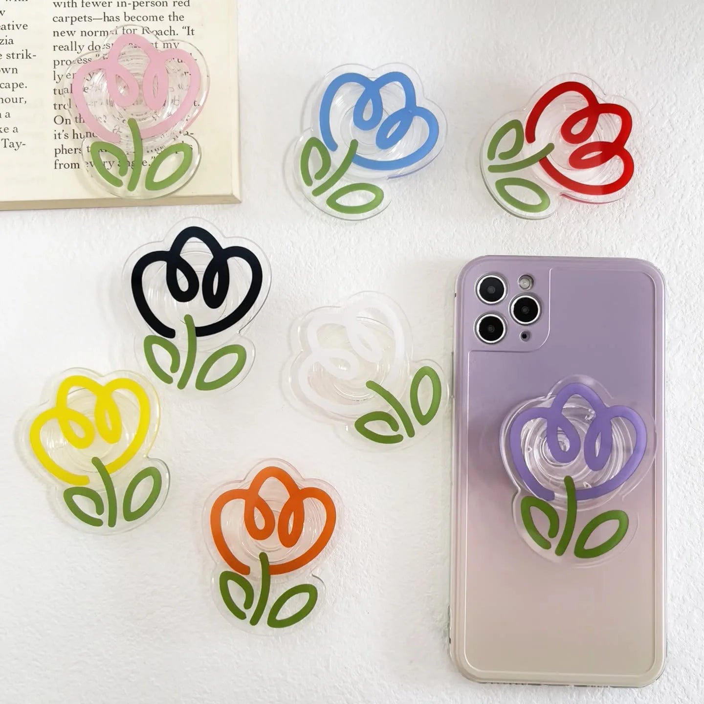 Zusammenklappbarer Handy-Griff Halter Finger Ring für Smartphone Nutzung