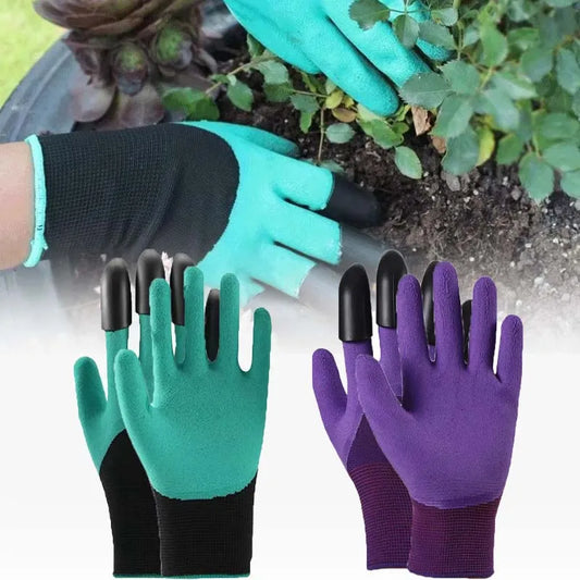 Robuste Gartenhandschuhe mit Krallen für sicheres Arbeiten im Freien