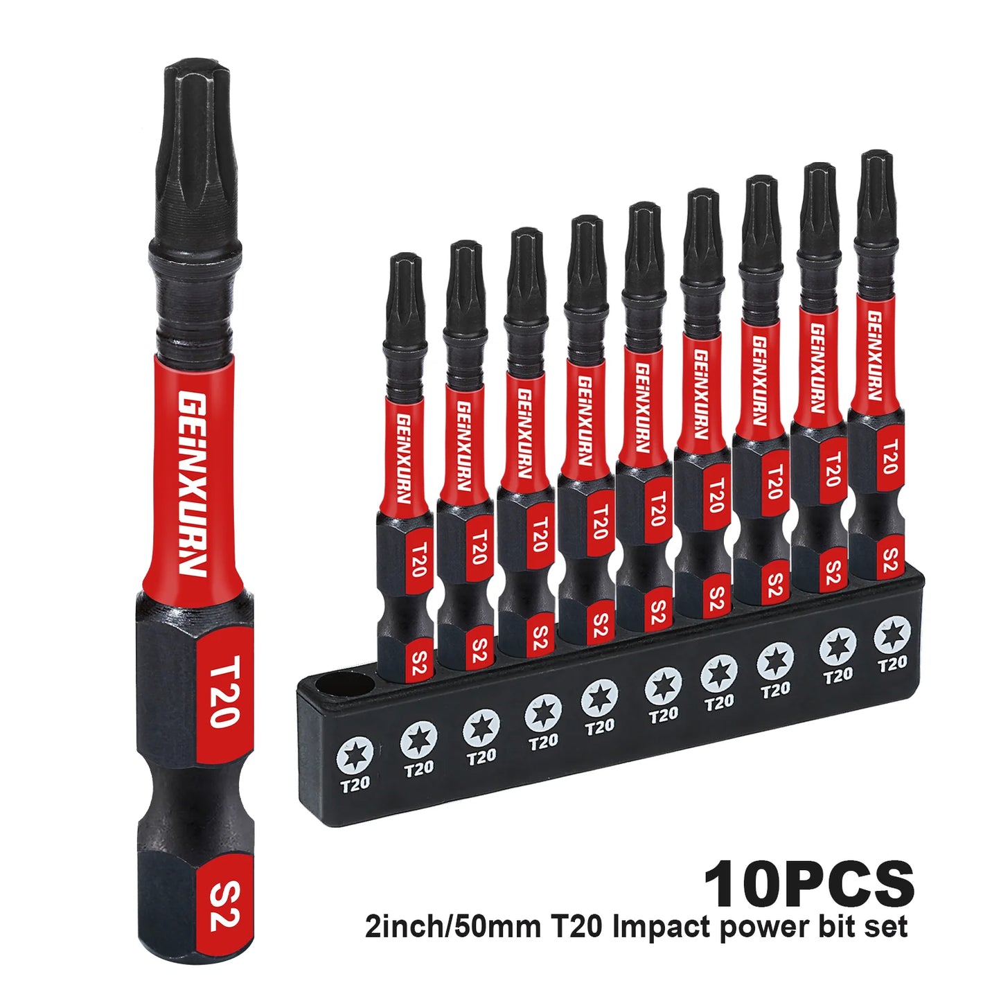 2 Zoll T20 Torx Schraubendreher-Set Magnetisch S2 Stahl 30-49 Teile