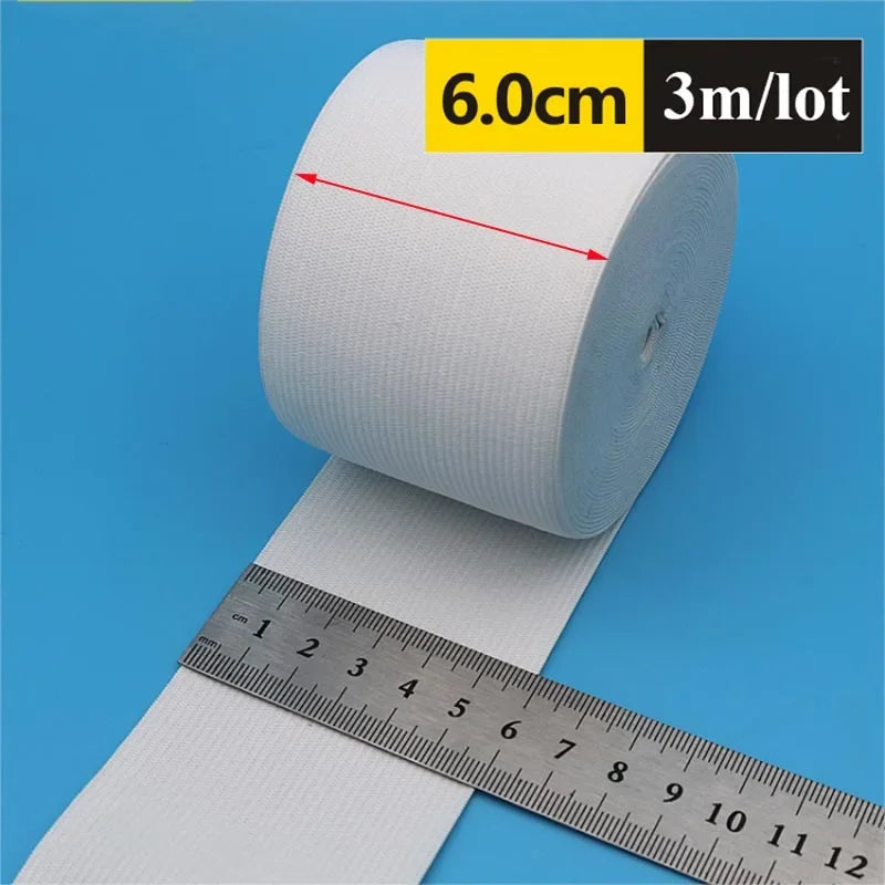 Schwarze elastische Gummibänder 5-10 cm für Nähen und DIY 1-3 Meter-Yabubest - Home & More