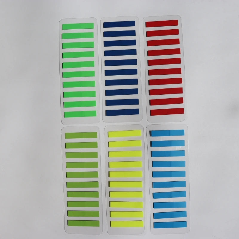 200 selbstklebende farbige Index-Tabs Haftnotizen für Büro und Schule