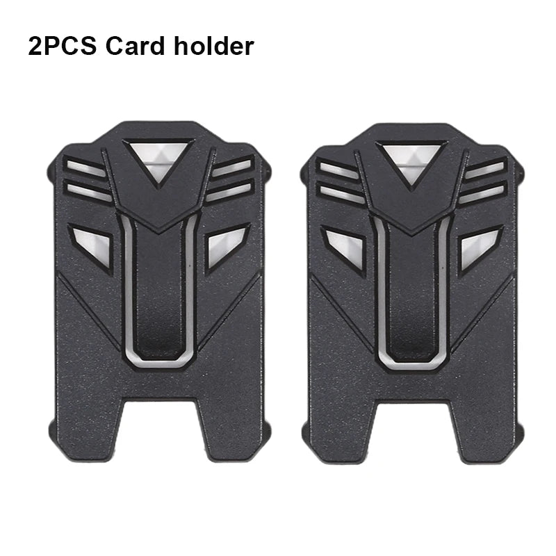 Taktischer Ausweishalter mit Karabiner und versenkbarem Seil