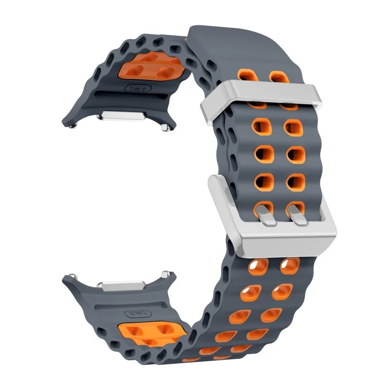 Marine Silikonarmband für Samsung Galaxy Watch Ultra 47 mm 2025 Modell