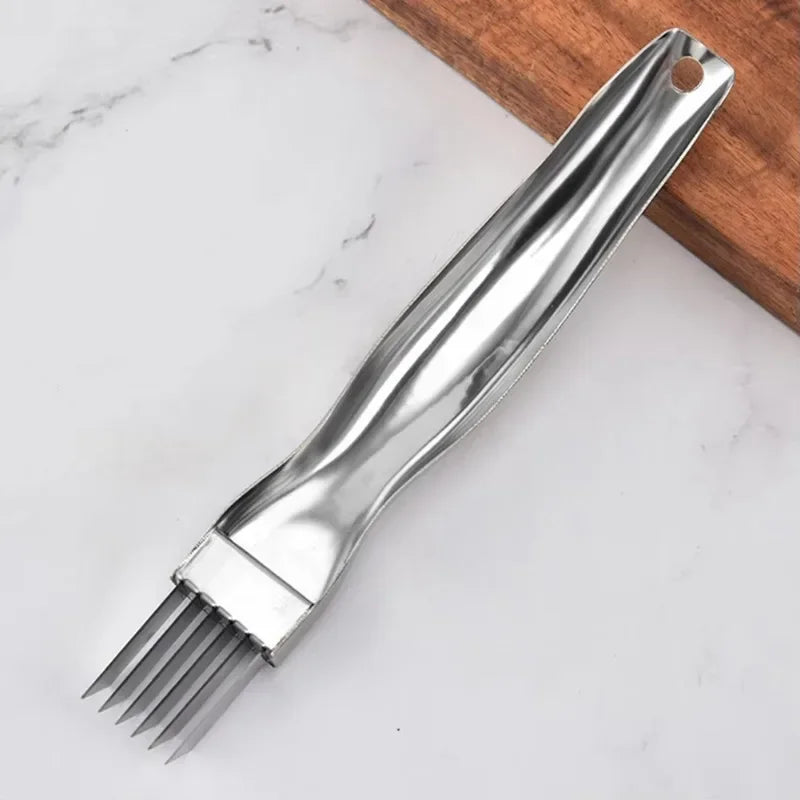 Manueller Zwiebelschneider aus Kunststoff für einfache Küchenarbeit