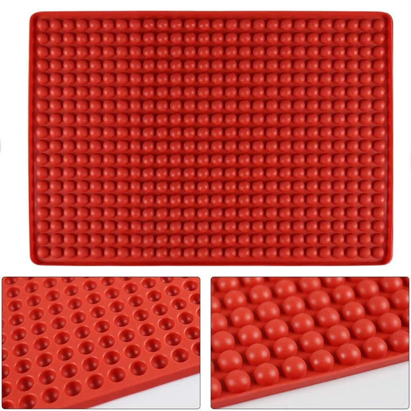Mini runde Silikonform für Hundeleckereien und Süßigkeiten