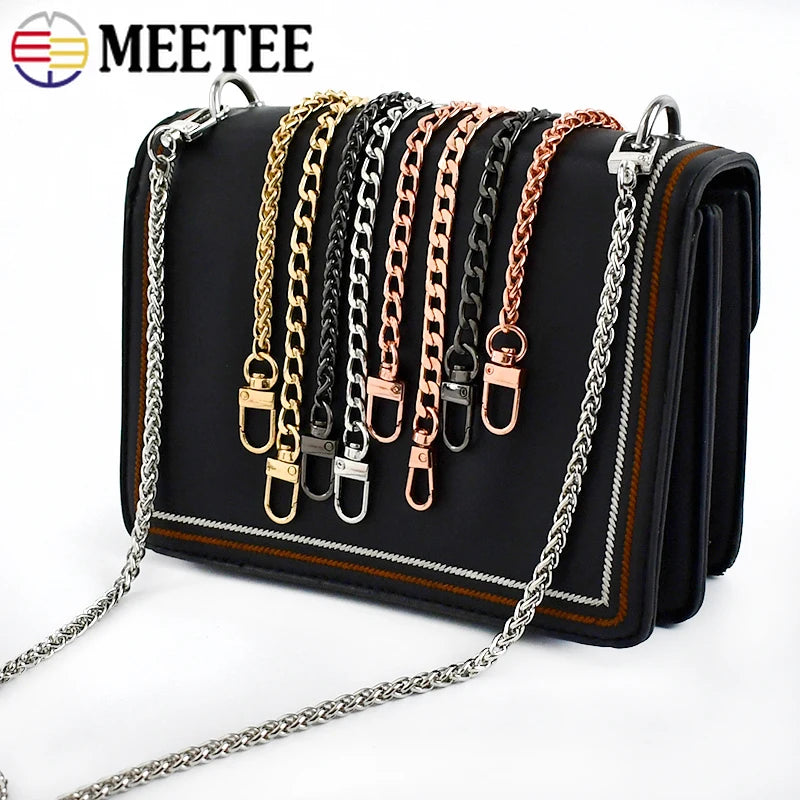 Metall Ketten Schulterriemen 100 120 cm Ersatz für Geldbörse Tasche