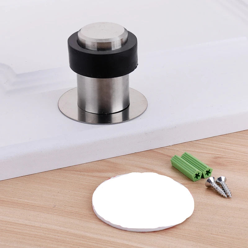 Runder Gummi Türstopper Edelstahl Wandschutz Anti-Kollision Schutz – Wahl