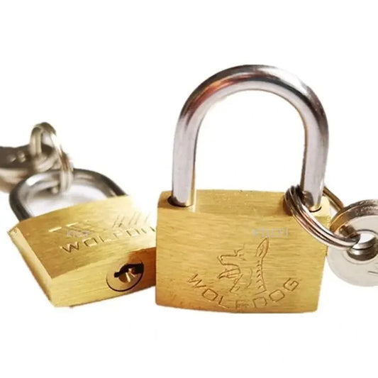 Sicherheitsvorhängeschloss mit 3 Schlüsseln für Gepäck - Koffer