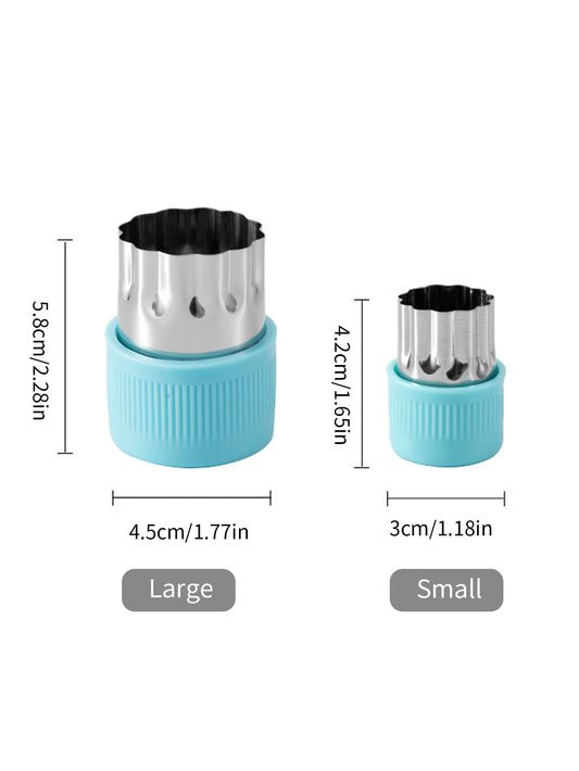 12tlg. Mini Obst Gemüse Ausstecher Set für Kinderessen - Bento Boxen